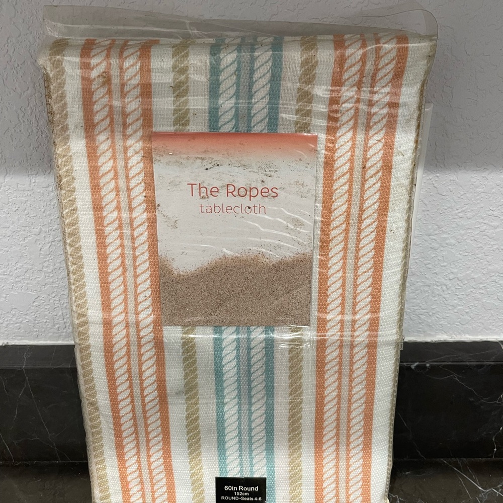 New At Home Tablecloth 60” Round